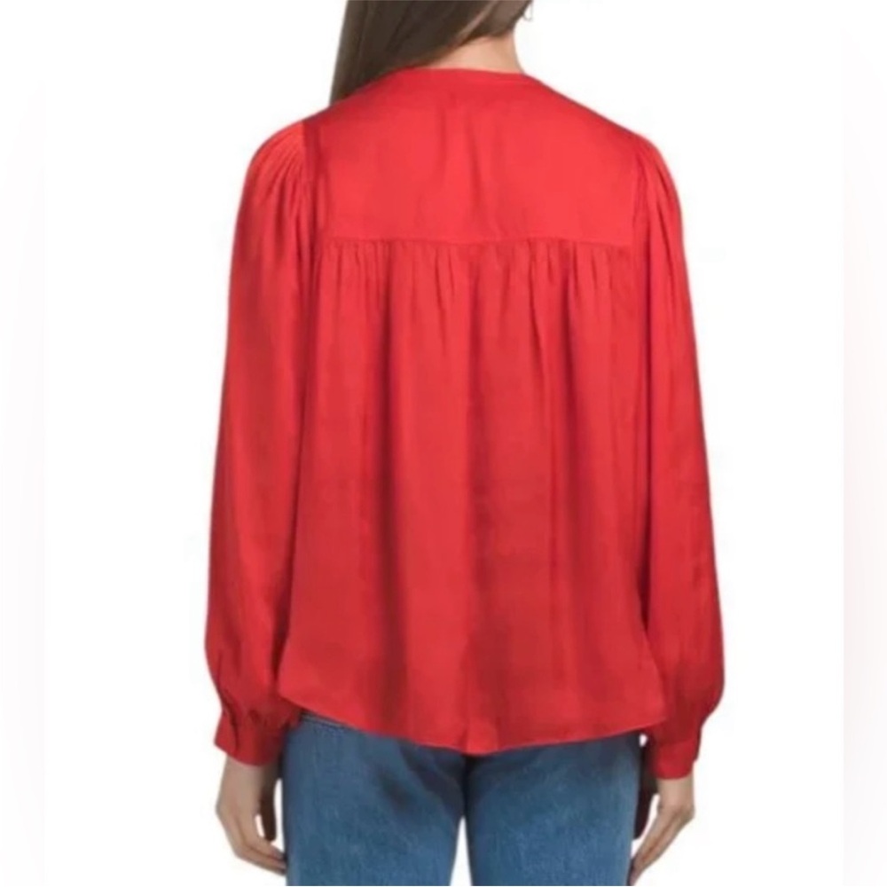 Zadig & Voltaire Vibrant Red Blouse - Picture 2 of 10
